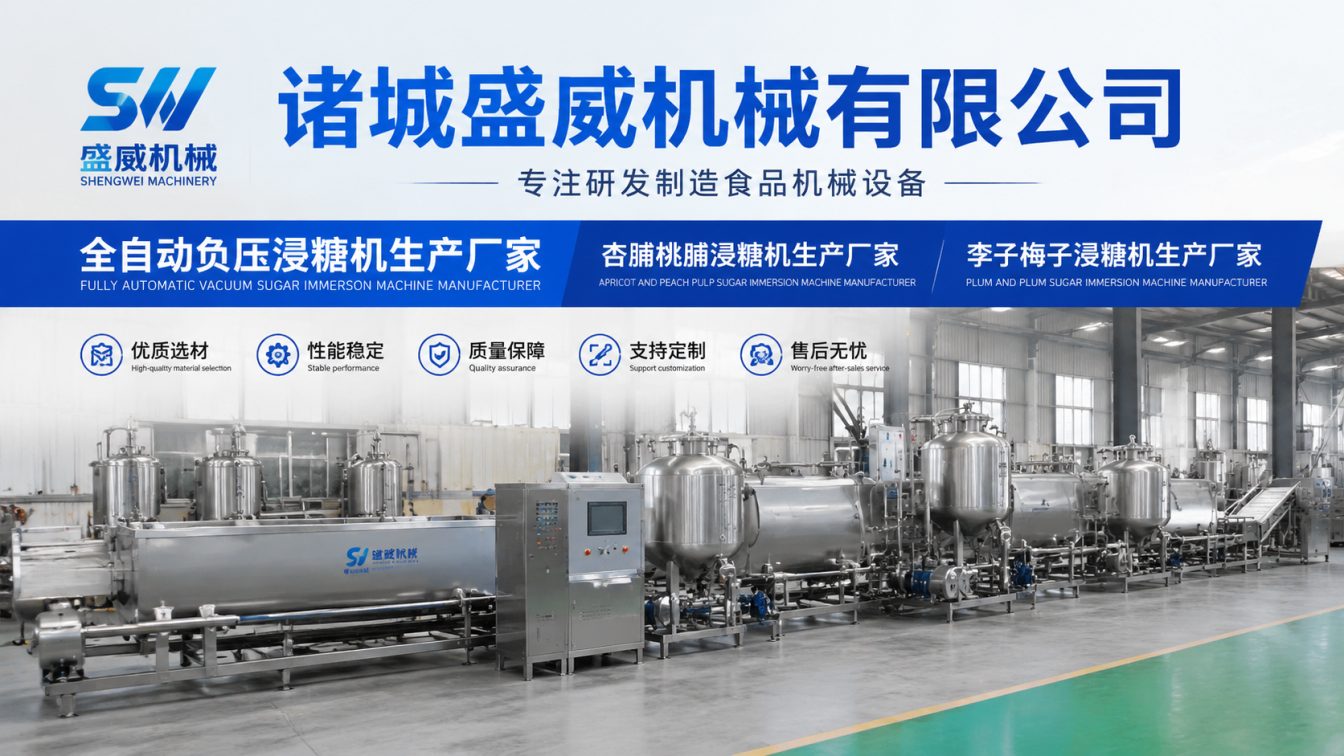 杭州为果脯加工提供负压浸糖方案